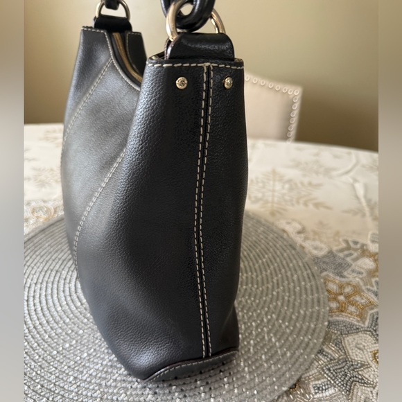 Kate Spade Vintage New York 90s Wellsley Shoulder Bag Black Pebbled Leather - Picture 4 of 12